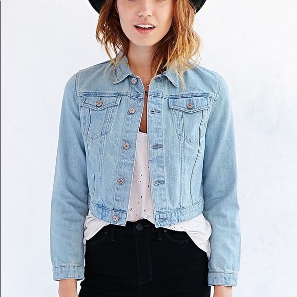 Boom Boom Jeans Jackets & Blazers - [BoomBoom Jeans] Cropped Denim Light Wash Jacket Size Small
